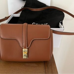 NWOT Celine Mini Soft 16 in Smooth Calfskin Tan